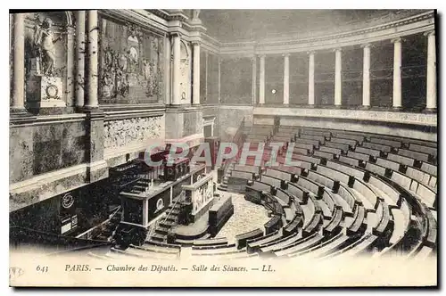 Cartes postales Paris Chambre des Deputes Salle des Seances