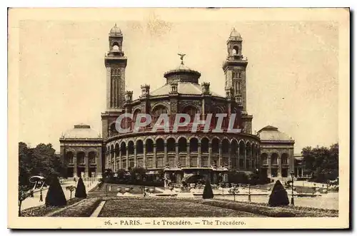 Cartes postales Paris Trocadero