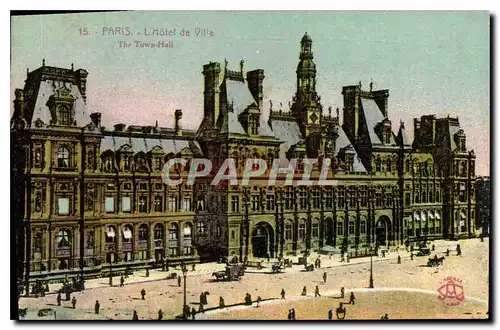 Cartes postales Paris Hotel de Ville