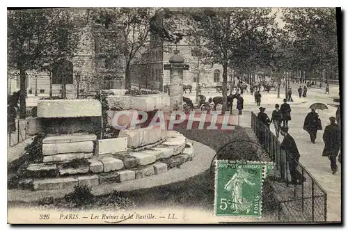 Ansichtskarte AK Paris Les Ruines de la Bastille