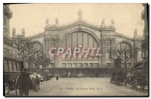 Cartes postales Paris Gare du Nord