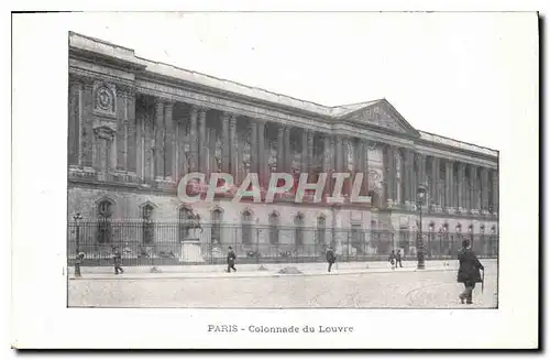 Ansichtskarte AK Paris Colonnade du Louvre