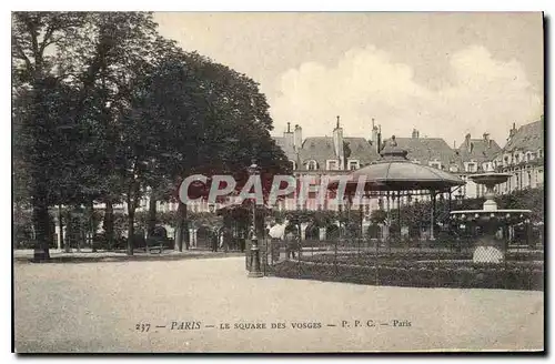 Cartes postales Paris Le Square des Vosges