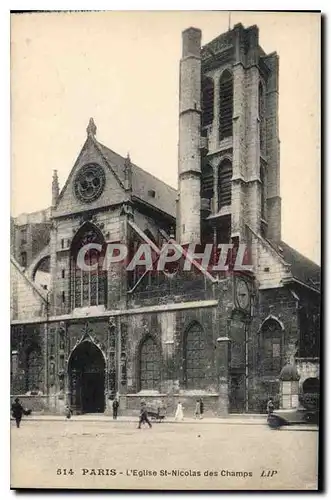 Ansichtskarte AK Paris L'Eglise St Nicolas des Champs