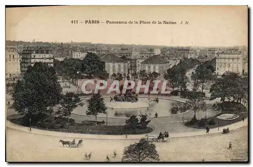 Ansichtskarte AK Paris Panorama de la Place de la Nation