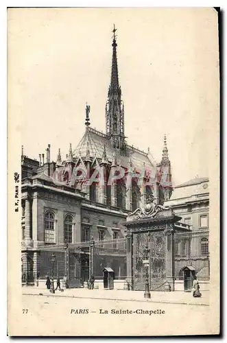 Cartes postales Paris La Sainte Chapelle