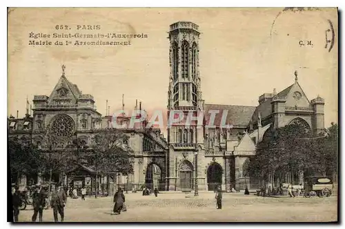 Ansichtskarte AK Paris Eglise Saint Germain l'Auxerrois Mairie du Ier Arrondissement