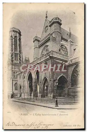 Cartes postales Paris L'Eglise Saint Germain L'Auxerrois