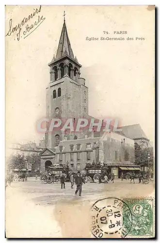 Cartes postales Paris Eglise St Germain des Pres