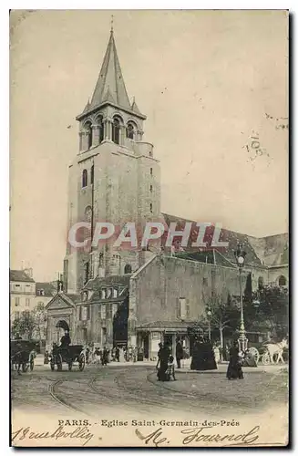 Cartes postales Paris Eglise Saint Germain des Pres