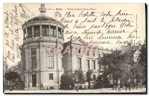 Cartes postales Paris Musee Guimet Place d'Iena