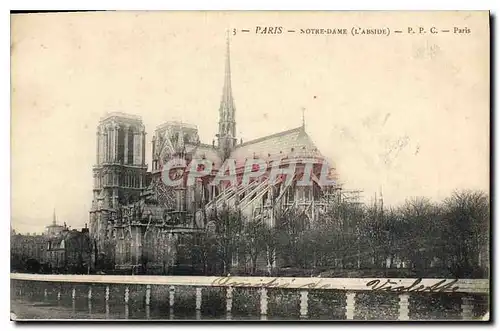 Cartes postales Paris Notre Dame (L'Abside)