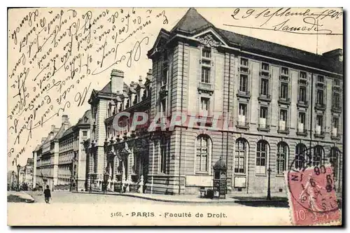 Ansichtskarte AK Paris Faculte de Droit