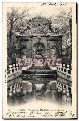 Cartes postales Paris Fontaine Medicis (Luxembourg)