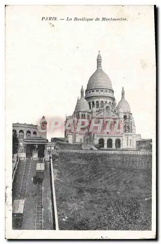 Cartes postales Paris La Basilique de Montmartre