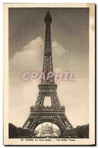 Cartes postales Paris La Tour Eiffel