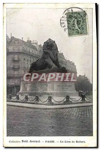 Cartes postales Paris Le Lion de Belfort