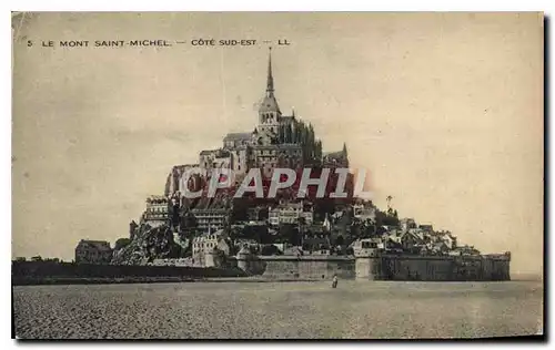 Ansichtskarte AK Le Mont Saint Michel Cote Sud Est