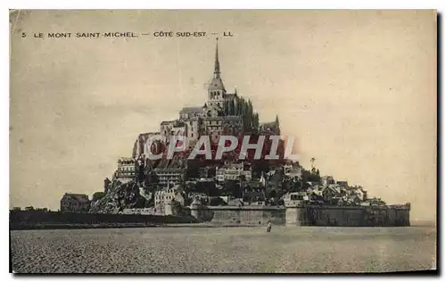 Cartes postales Le Mont Saint Michel Cote Sud Est