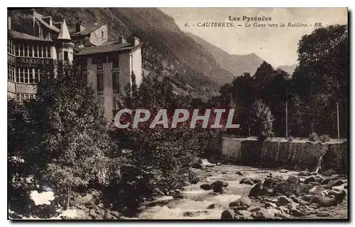 Cartes postales Les Pyrenees Cauterets Le Gave vers la Raillere