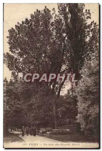 Cartes postales Vichy Un coin des Grands Parcs