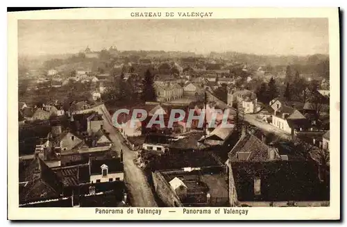 Cartes postales Chateau de Valencay Panorama de Valencay