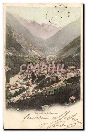 Cartes postales Vue generale de Cauterets