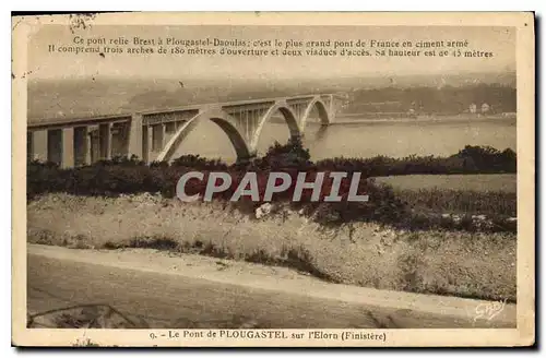 Cartes postales Le Pont de Plougastel sur L'Elorn (Finistere)