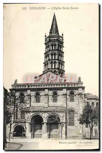 Cartes postales Toulouse L'Eglise Saint Sernin