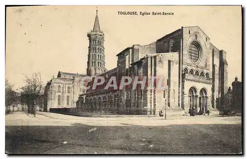 Cartes postales Toulouse Eglise Saint Sernin