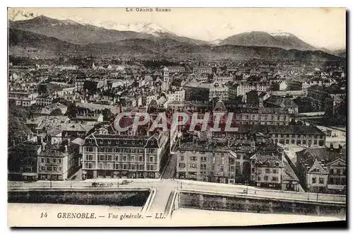 Cartes postales Grenoble Vue generale