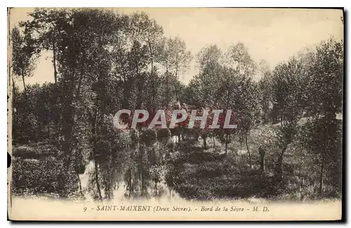 Cartes postales Saint Maixent (Deux Sevres) Bord de la Sevre