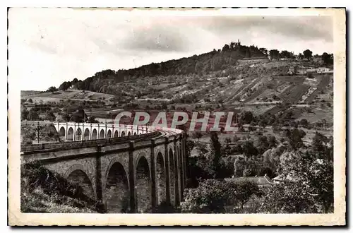 Cartes postales Sancerre Vue generale de St Satur et son Viaduc (alt 312m)