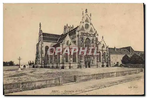 Cartes postales Brou Ensemble de l'Eglise