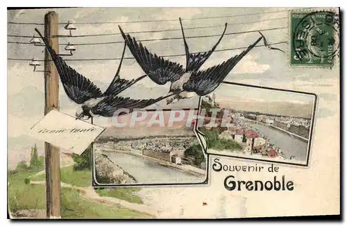 Cartes postales Souvenir de Grenoble