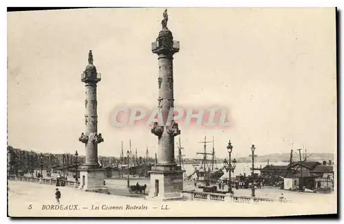 Cartes postales Bordeaux Les Colonnes Rostrales