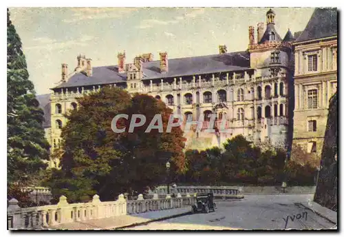 Cartes postales Chateau de la Loire Chateau de Blois Facade Francois Ier