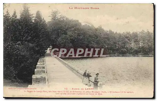 Cartes postales Bassin de Lampy La Montagne Noire