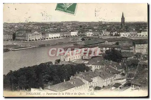 Ansichtskarte AK Toulouse Panorama de la Ville et des Quais