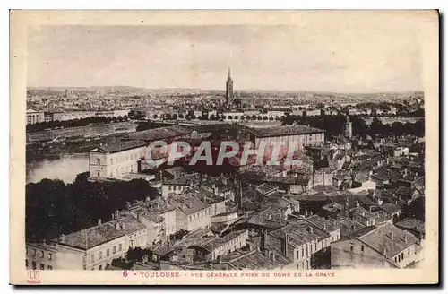 Ansichtskarte AK Toulouse Vue generale prise du Dome de la Grave