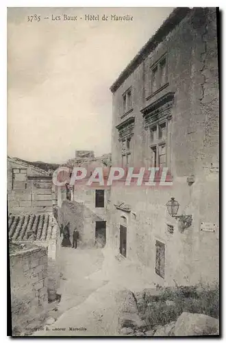 Cartes postales Les Baux Hotel de Manville