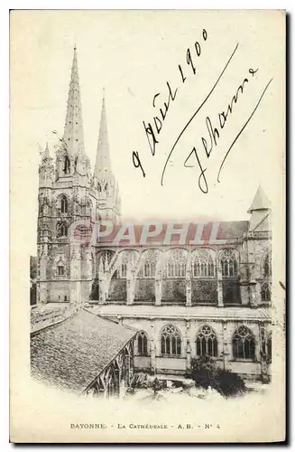 Cartes postales Bayonne La Cathedrale