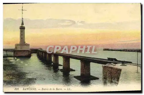 Cartes postales Bayonne Entree de la Barre