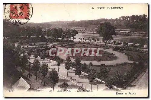 Cartes postales Bayonne Les Jardins