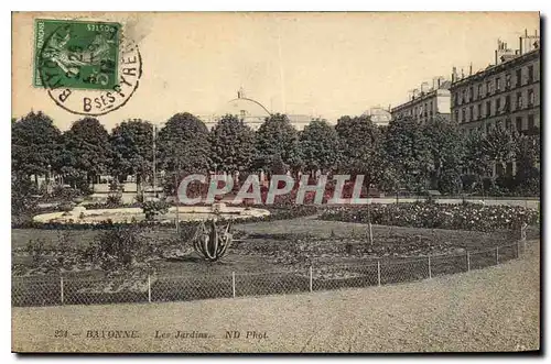 Cartes postales Bayonne Les Jardins