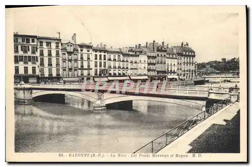 Cartes postales Bayonne La Nice Les Ponts Marengo et Mayou