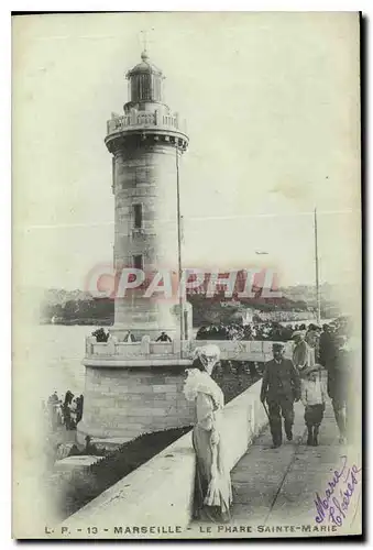 Cartes postales Marseille Le Phare Sainte Marie