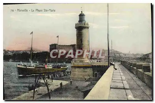 Cartes postales Marseille Le Phare Sainte Marie