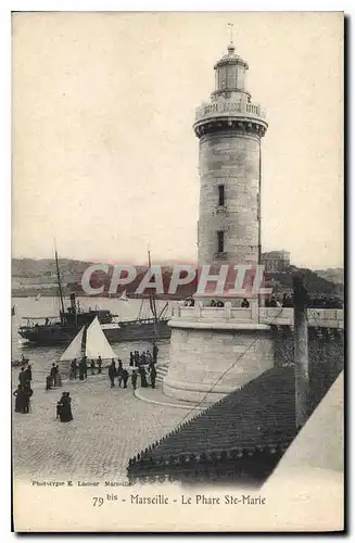 Ansichtskarte AK Marseille Le Phare Ste Marie