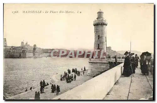 Ansichtskarte AK Marseille Le Phare Ste Marie